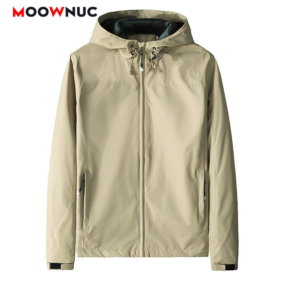 Spring Overcoat Autumn Casual Coats Men's Jacket Windbreaker 2022 Male Outdoors Youth Windproof Hombre Coveral Plus Size MOOWNUC