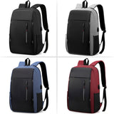Large Capacity Waterproof Business Backpack Men USB Charging School Backpacks15.6 Inch Laptop Bagpacks for Men Back Pack Bags
