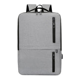 Brand Luxury Oxford USB Charging Laptop College Bags New Waterproof Travel Backpack for Men Computer Business School Backpacks