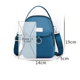Women Bag Purses and Handbags Casual Mobile Phone Bag Fashion Shoulder Messenger with Headphone Hole Multiple Pockets Crossbody