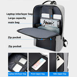 Men&#39;s Reflective 15.6 Inch Laptop Backpack USB Waterproof Notebook Business Travel School Bags Pack Bag For Male Women Female