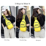 OKKID women mini backpack female outdoor sport shoulder bag waterproof nylon backpack small crossbody bag girls chest bag unisex