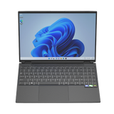 Fingerprint ID Intel Ultra Slim Notebook Quad Core N5095 Graphics UHD 16.0inch Laptop 12GB RAM 256GB SSD ROM Win 10 Wifi Bt 4.0