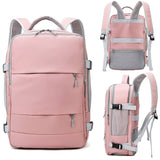 Women Travel Backpack Water Repellent Anti-Theft Stylish Casual Daypack Bag with Luggage Strap USB Charging Port Backpack