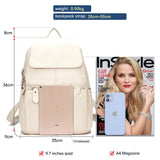 Zency Fashion Soft Genuine Leather Large Women Backpack High Quality A+ Ladies Daily Casual Travel Bag Knapsack Schoolbag Book