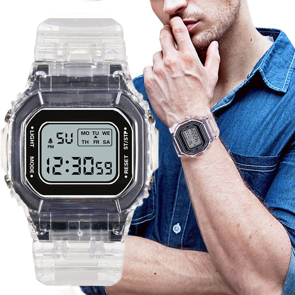 Fashion Watches LED Digital Sports Men Watch Waterproof Business Student Sports Watch Casual Electronics Mens Wristwatch
