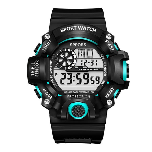 Fashion Multifunction Sports Watch Display Date Calendar Week Alarm Unisex Watch Smart Watch Men Free Shipping RelóGio Masculino