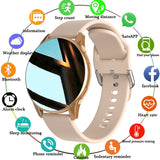 ZODVBOZ New Women Bluetooth Call Smart Watch HeartRate Blood Pressure Monitoring Smartwatches IP67 Waterproof Men Smartwatch+Box