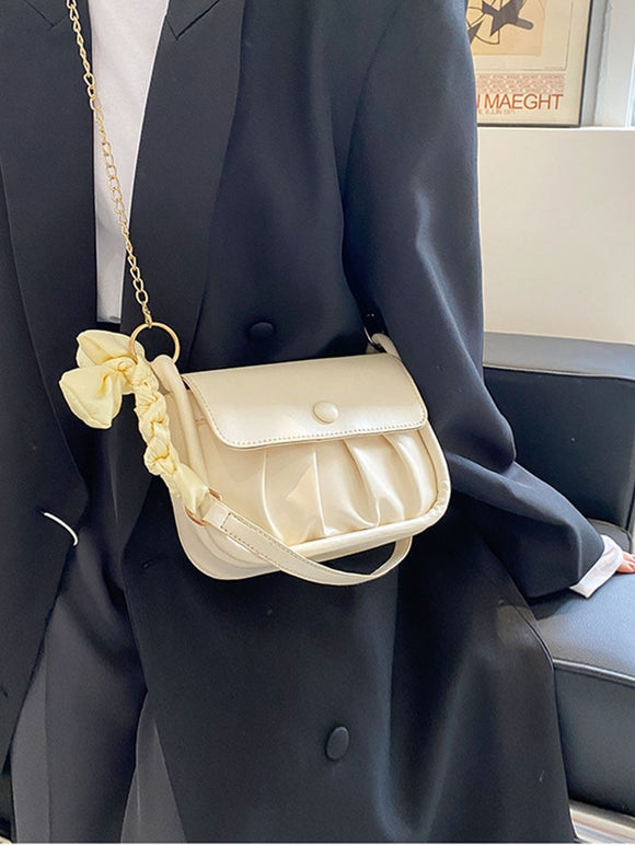 Designer Folded Women's Bag Tote Pu Leather Cloud Underarm Shoulder Crossbody Bags for Women New Simple Female Handbag Totes