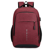 Reflective Men&#39;s 15.6 Inch Laptop Backpack USB Waterproof Notebook School Bag Travel Bag Schoolbags Pack For Male Women Female