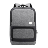 15.6 Laptop Waterproof Fashion Backpacks For Men Business Aesthetic Backpack School Bag USB Large Capacity Travel Backpack Bags