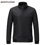 MANTLCONX 2022 New Business Men&#39;s Jackets and Coats Stand Collar Men&#39;s Windbreaker Outerwear Zipper Jacket Men&#39;s Clothing Spring