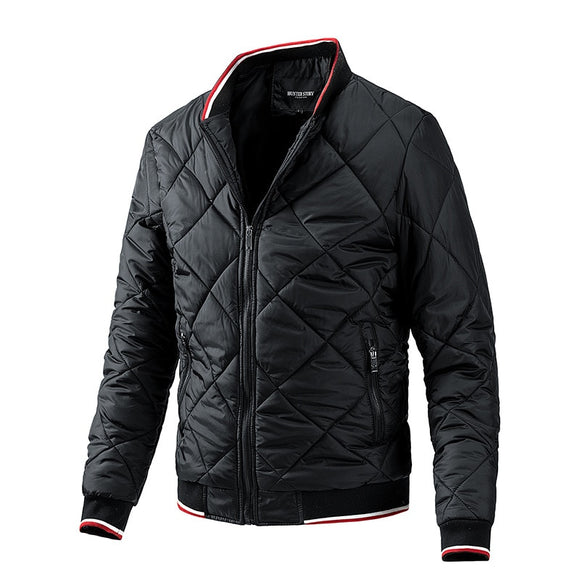 2022 New Jackets Men Parkas Coats Windproof Waterproof Stand Collar Men Jacket Clothing Autumn Winter Big Size Men Casual Jacket