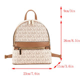 Brand Women&#39;s Backpack Fashion Designer Letter Print Shoulder Bag Women&#39;s Luxury Casual Backpacks Simple Travel Girl&#39;s Schoolbag