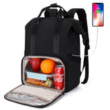 BAGSMART Women Backpack Outdoor for Men Traveling Backpacks for Food Organizer Insulated Cool Backpack for Picnic Meal Bag
