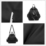 Girl Backpack Bag for Woman Black Waterproof Female Travel Bags Canvas Small Cute Bagpack MOCHILA Fashion Casual Korean Rucksack