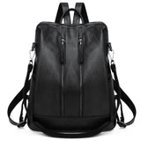 CFUN YA 2022 Leather Women Backpack High Quality PU Female Bag Bucket Lady Shoulder Packs Big Capacity Backpacks Travel Rucksack