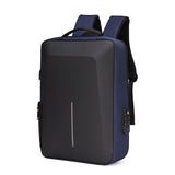 Crossten Anti Theft lock Backpack Business Laptop Bag Waterproof USB Charging 15.6 inch Daypack Mochila EVA Impact protection