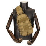 Protector Plus Tactical Sling Chest Pack Molle Military Nylon Shoulder Bag Men Crossbody Bag Military Outdoor Hiking Cycling Bag