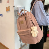 Women Backpack Fashion Korean School Bags For Girls Harajuku Student Large Capacity School Backpacks