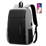 Men Backpack USB Charging Waterproof 15.6 Inch Laptop Casual Oxford Male Business Bag Mochila Computer Notebook School Backpacks