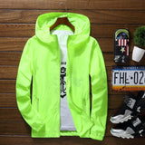 Sport Outdoor Cycling Thin Coat Jackets Man Casual Loose Men&#39;s Windbreakers Jacket Male&#39;s Candy-Colored Outwear Tops