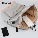 USB Charging Fashion Notebook Backpack Korean Style Business Multi-Function Laptop Bag for Travel Mochila