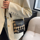 Brand Design Women Shoulder Bags INS Fashion Casual Crossbody Bags Korean Style Bag for Female Ladies Girls Retro PU Leather Bag