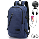 Backpack Business Water Resistant 17 Inch Laptop Backpack with Usb Charging Port