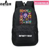 Disney Marvel Avengers Black Panther Rocky Thanos Captain America Hulk Iron Man School Bag Student Backpack Backpack