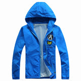 Men 2022 Summer Fashion Jacket Men&#39;s Hooded Casual Male Thin Coat Summer Sun Protection Clothing