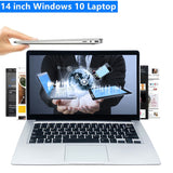 14 Inch Notebook 6G RAM+64G/128G/512G ROM Slim Laptop Windows 10 WiFi Camera Bluetooth HDMI Affordable Laptop