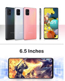 Samsung Galaxy A51 Global Version 6.5 Inches Unlocked Cellphone 4GB RAM 128GB ROM 48MP Quad Rear Camera NFC Android Smartphone