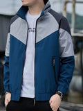 Fashion Clothing Coat Jackets Men Oversized Tops Zipper Bomber Jacket Coast Male Windbreaker Outdoor Jacket Men Oversized