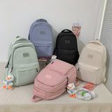 SEETIC High Quality Waterproof Nylon Women Backpack For Teenage Girl School Bag Korean Style College Student Bag Laptop Backpack