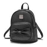 TRAVEASY 2022 Bow Solid Color Women Fashion Backpacks Preppy Style Round Large Capacity School Backpack Leisure Travel Backpack