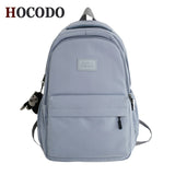 HOCODO High Quality Waterproof Nylon Women Backpack For Teenage Girl School Bag Korean Style College Student Bag Laptop Backpack