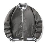 Baseball Uniform Men&#39;s Spring and Autumn Loose Bomber Jacket Men and Women with the Same Paragraph Couple Jacket Trendy Work