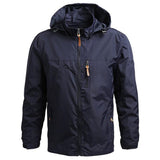 Windbreaker Jackets Men Outwear Casual Waterproof Windproof Breathable Hooded Jacket Plus Size 7XL Military Sports Hiking Coats