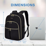 BAGSMART Laptop Backpacks for Women 15.6 inches Notebook Bags School Bag Chargeable for Work School College Travel Business Trip