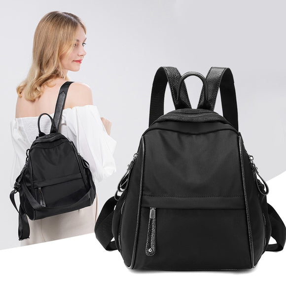 Girl Backpack Bag for Woman Black Waterproof Female Travel Bags Canvas Small Cute Bagpack MOCHILA Fashion Casual Korean Rucksack