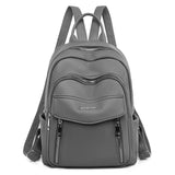 2022 Fashion High Quality Leather Backpack Four Seasons Travel Waterproof Anti Theft Backpack Famous Women&#39;s Designer School Bag