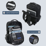 Lifetime Warranty Men Double-layer Backpack 17inch Laptop Backpack For Men Business Backpack Bag Casual Travel Bag Men Schoolbag