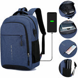 Reflective Men&#39;s 15.6 Inch Laptop Backpack USB Waterproof Notebook School Bag Travel Bag Schoolbags Pack For Male Women Female