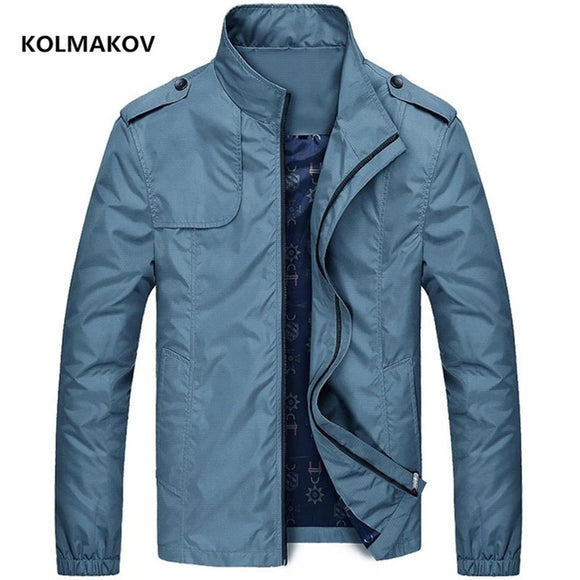 2022 spring Jackets men solid coats casual men's high quality outwear slim fit coat fashion jacket male full size M-4XL 5XL