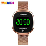 SKMEI 1589 Squart Dial Creative Magnetic Buckle montre homme Simple LED Watches For Men Women Waterproof Date Digital Wristwatch
