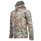 Tactical Jacket Men Shark Skin Soft Shell Military Windproof Waterproof Army Combat Mens Jackets Hooded Bomber Coats Male S-4XL