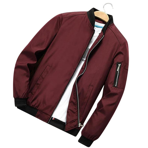 New 2022 Jacket Men Fashion Casual Slim Mens Jacket Sportswear Bomber Jacket Mens jackets men and Coats S-