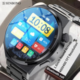 SENBONO 2023 Men‘s Smart Watch 1.6inch Big Screen  Custom Dial Answer Call Fitness Tracker Waterproof Sport Smartwatch for Men
