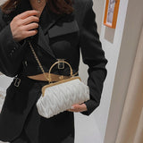 Luxury Evening Bags Elegant Handbags for Women 2022 Designer Fashion Clip Bag Wedding Party Women&#39;s Bag Trend Crossbody Bags